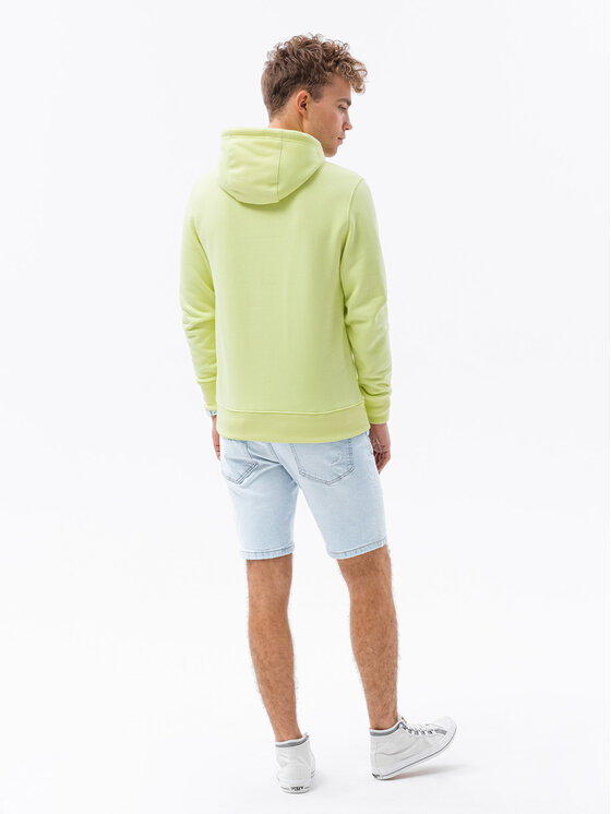 Ombre Ombre Mikina B979 Žlutá Regular Fit