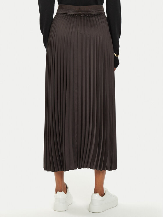 Marella Marella Plisuotas sijonas Agente1 2423106055 Ruda Regular Fit