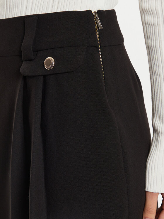 Morgan Morgan Φούστα σε γραμμή Α 242-JIWI.F Μαύρο Regular Fit