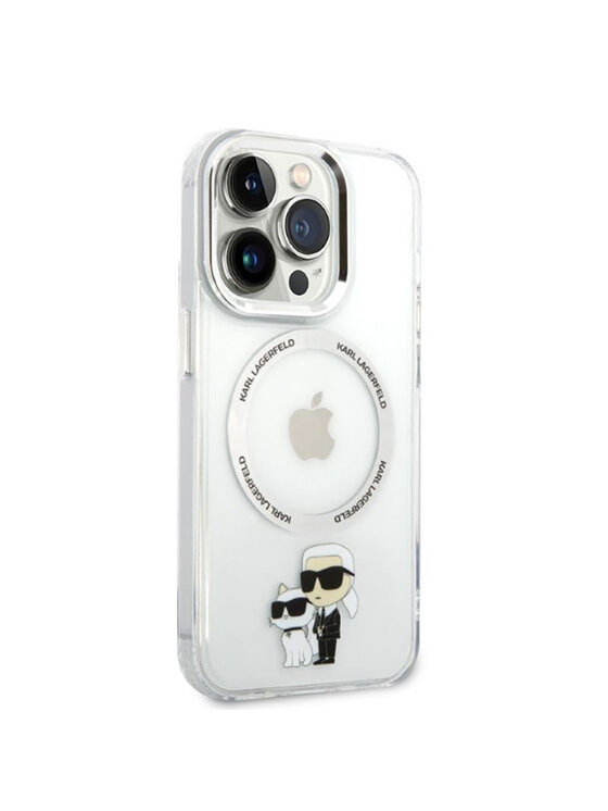KARL LAGERFELD KARL LAGERFELD Etui na telefon Magsafe Przezroczysty
