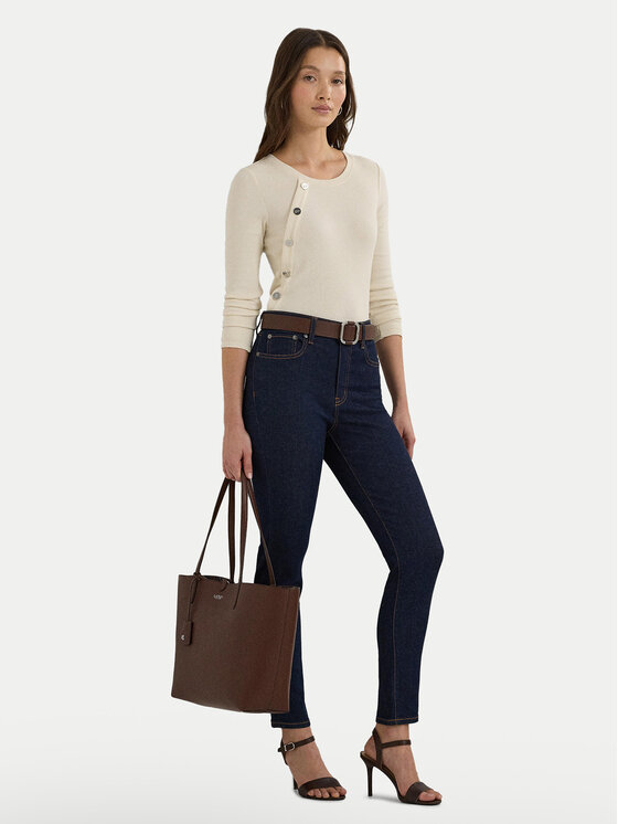 LAUREN RALPH LAUREN Lauren Ralph Lauren Sweter 200940514001 Écru Regular Fit