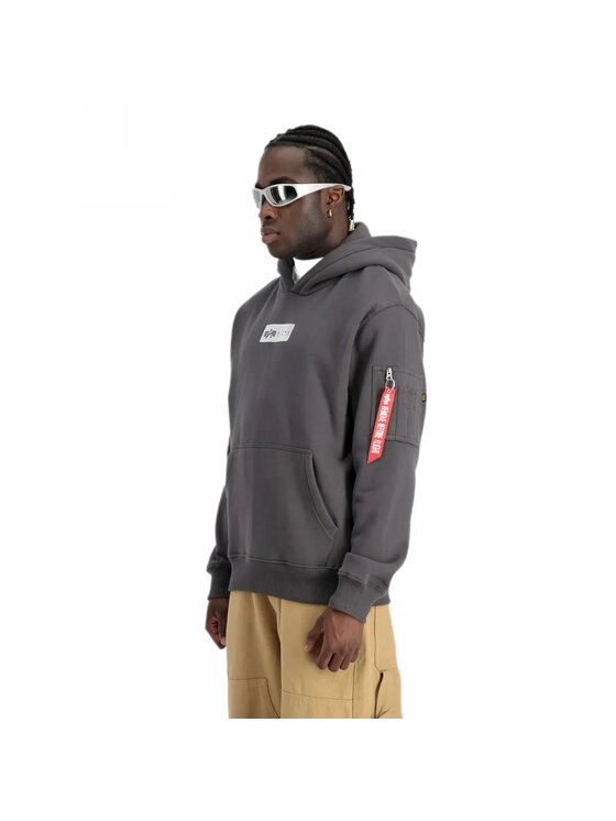 Alpha Industries Alpha Industries Bluza AI.148339-684 Szary Basic Fit
