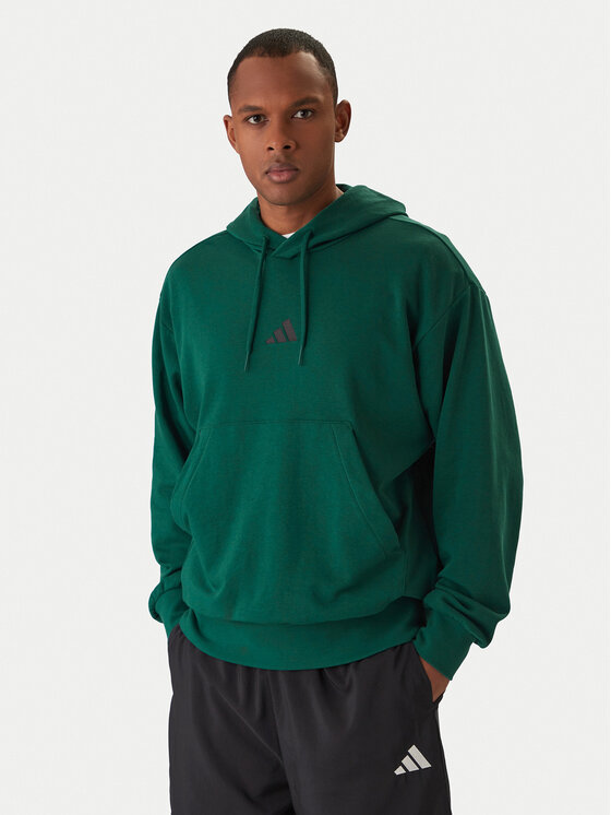 adidas adidas Bluză Essentials Feel Cozy JE3841 Verde Regular Fit