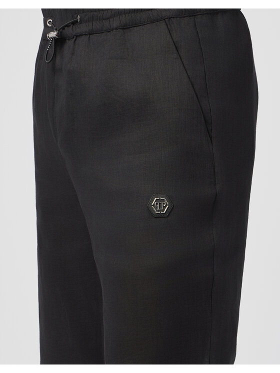 PHILIPP PLEIN PHILIPP PLEIN Szorty materiałowe 30022 Czarny Regular Fit