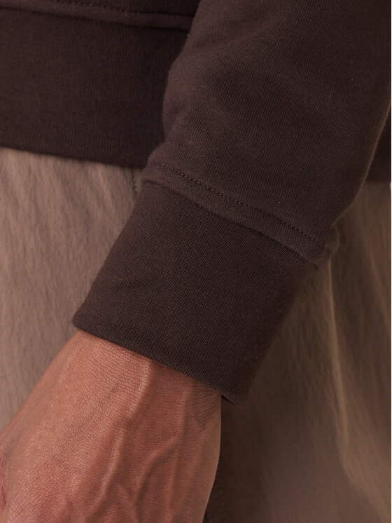 adidas adidas Majica dugih rukava Trefoil Essentials KE1141 Smeđa Regular Fit