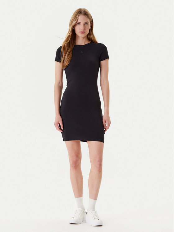 Calvin Klein Jeans Calvin Klein Jeans Rochie de zi LV047B266G Negru Slim Fit