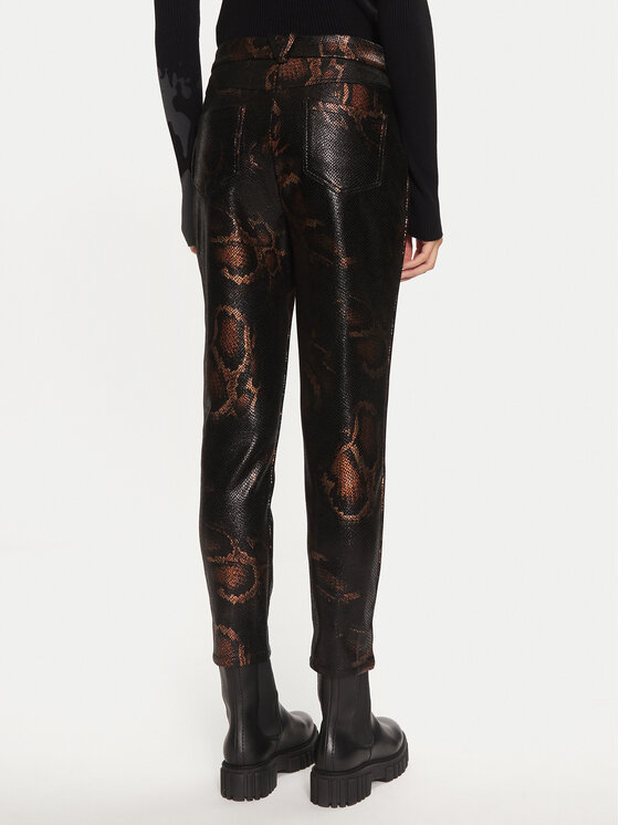 LOLA CASADEMUNT LOLA CASADEMUNT Hlače iz tkanine LF2414007 Črna Slim Fit