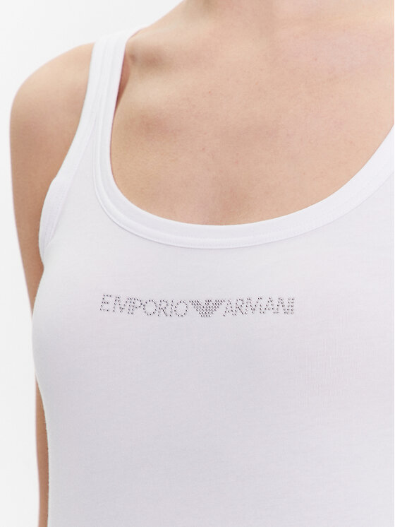 Emporio Armani Underwear Emporio Armani Underwear Top 162581 3R223 00010 Biały Regular Fit