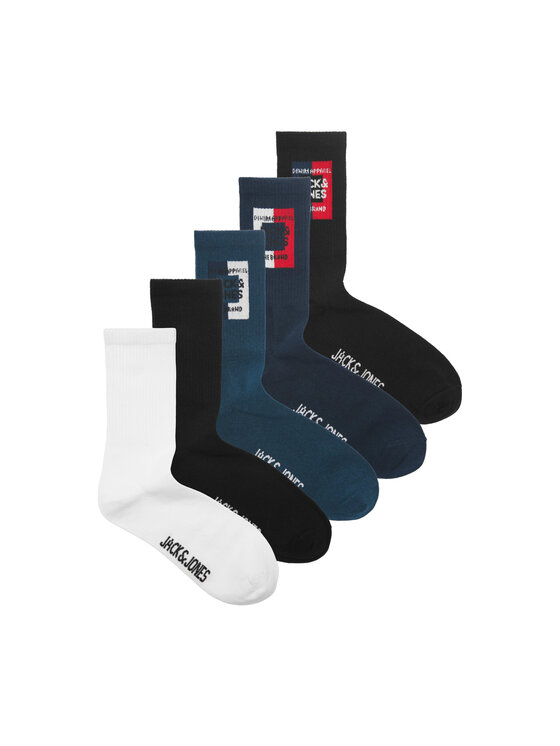 Set di 5 paia di calzini lunghi da uomo Jack&Jones...