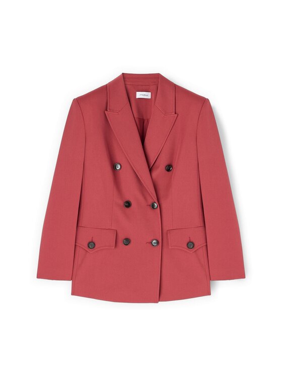 Motivi Motivi Giacca da abito Q104Q001136N036 Rosso Over Fit