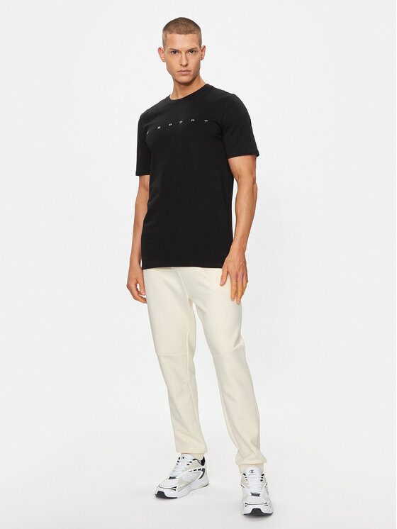 4F 4F T-särk 4FWSS24TTSHM1283 Must Regular Fit