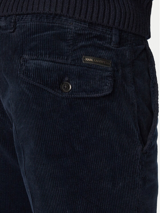 KARL LAGERFELD KARL LAGERFELD Pantaloni di tessuto 265358 564827 Blu scuro Regular Fit
