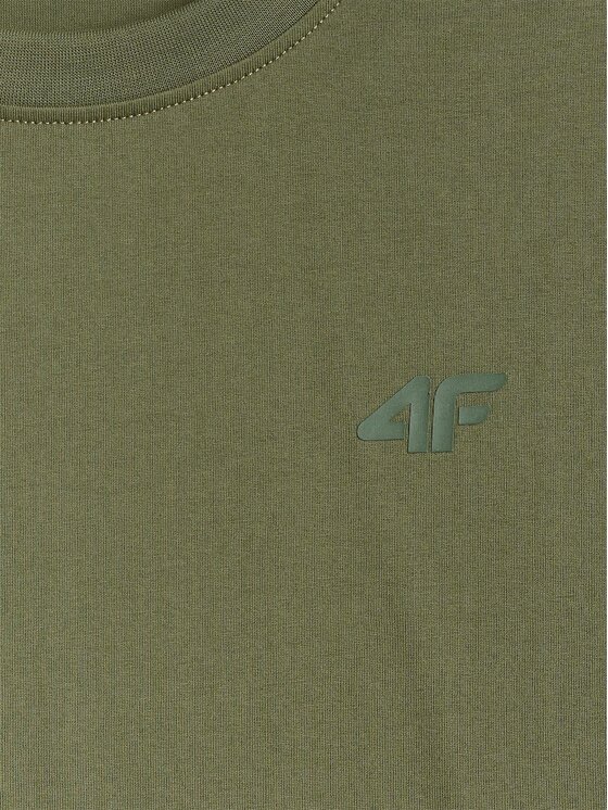 4F 4F T-shirt 4FRSS26TTSHM4261-44S Verde Regular Fit