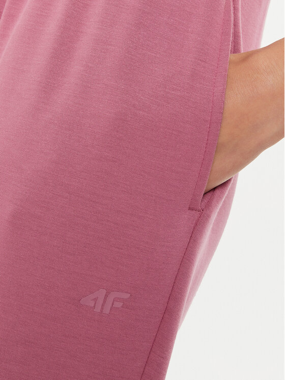 4F 4F Παντελόνι φόρμας 4FWAW24TTROF0840 Ροζ Loose Fit