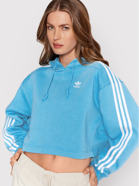 adidas adidas Pulóver adicolor Classics HC2014 Kék Relaxed Fit