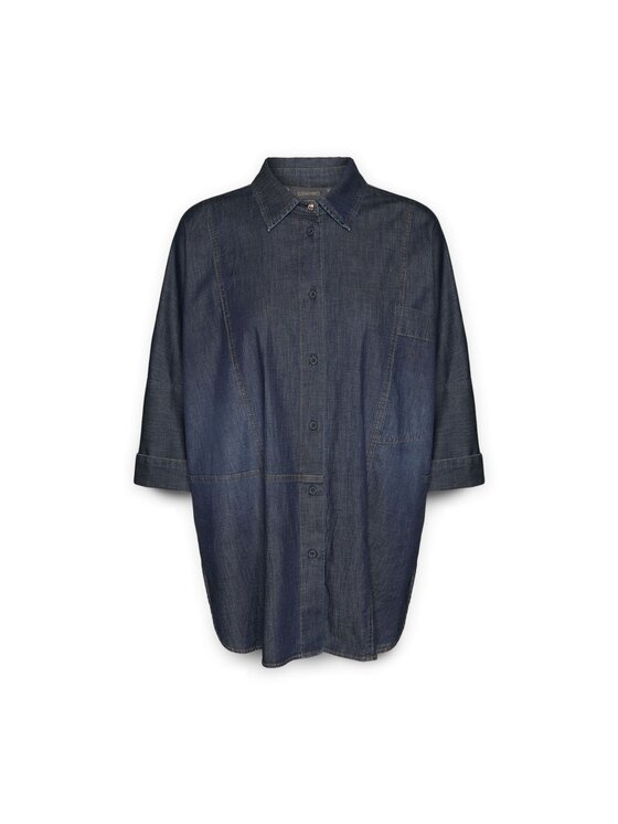 Elena Mirò Elena Mirò Camicia 5408E000105N034 Blu Over Fit