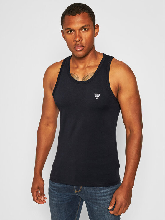 Guess Guess Топ U97M02 JR003 Черен Regular Fit