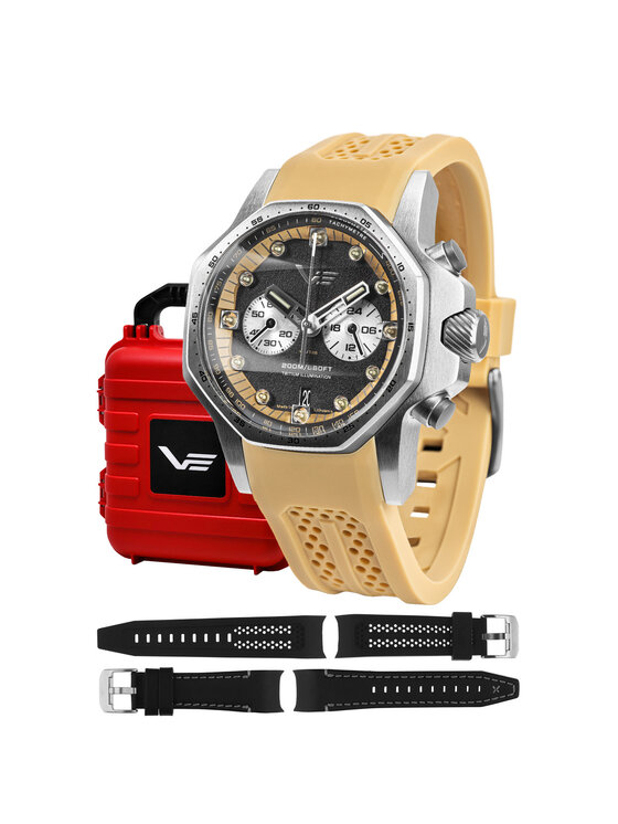 Zegarek Vostok Europe, Beżowy, VK64-640A698SK