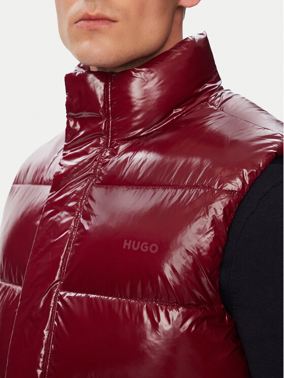 HUGO HUGO Bezrękawnik Baltinos2641 50574162 Bordowy Regular Fit