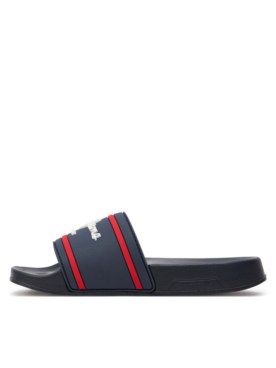 Pepe Jeans Pepe Jeans Papucs Slider Logo B PBS70054 Sötétkék