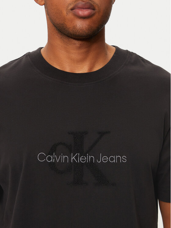Calvin Klein Jeans Calvin Klein Jeans Majica J30J326158 Črna Regular Fit