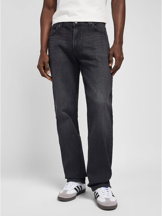Lee Lee Jeansy WEST Czarny Straight Leg