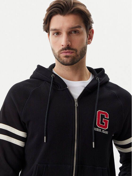 Guess Jeans Guess Jeans Džemperis M5GQ26 KCPR1 Juoda Regular Fit