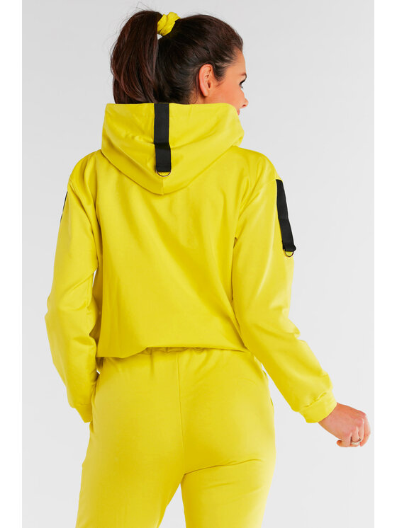 Infinite You Infinite You Bluza M248 Żółty Basic Fit