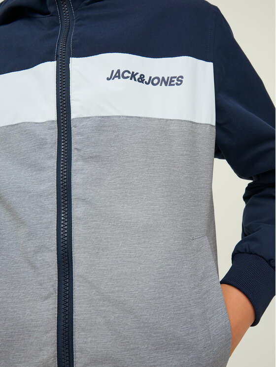 Jack&Jones Junior Jack&Jones Junior Μπουφάν μεταβατικό Rush Blocking 12200453 Γκρι Regular Fit