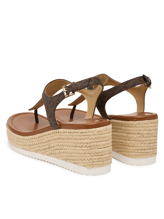 MICHAEL Michael Kors MICHAEL Michael Kors Espadrilles Val Thong Wedge 40S6VAMS1B Barna