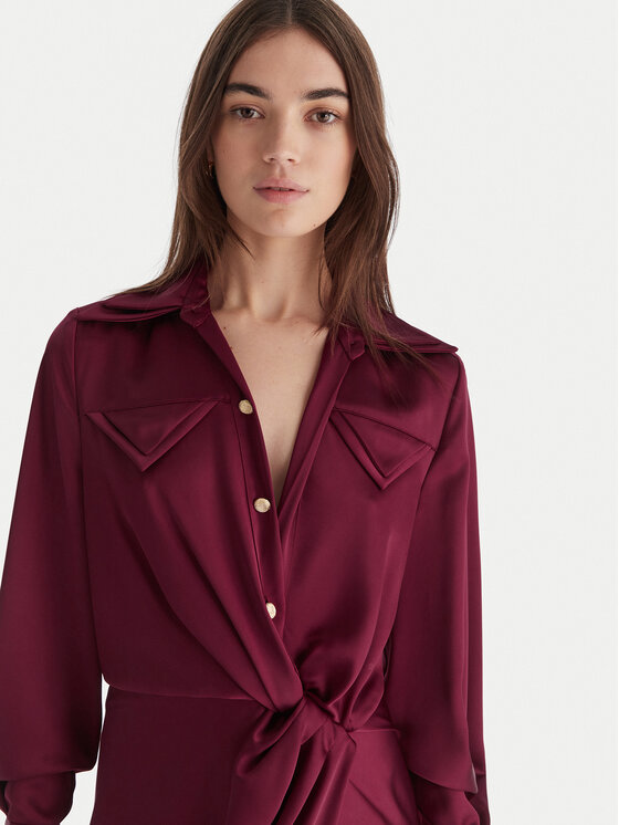 Babylon Babylon Abito da sera ED0764 Bordeaux Regular Fit