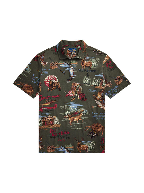 Polo Ralph Lauren Polo Ralph Lauren Polo särk 710980789001 Khakivärviline Regular Fit