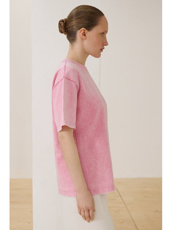 Estro Estro T-shirt ER00119729 Rosa Oversize