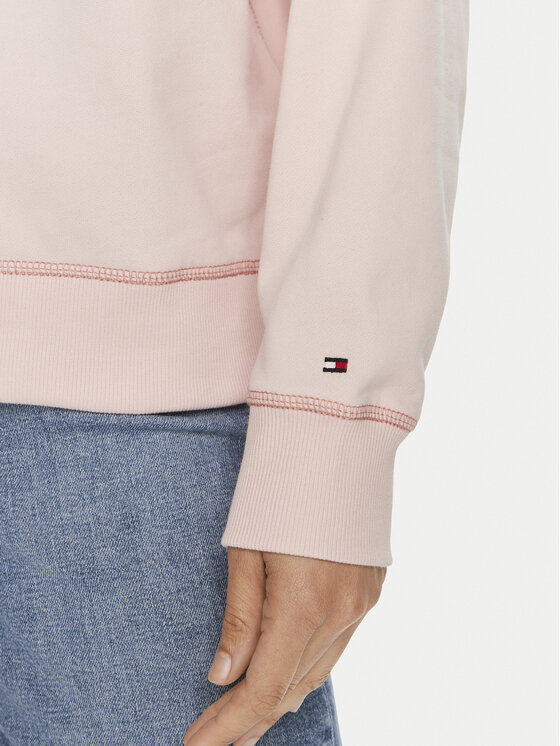 Tommy Hilfiger Tommy Hilfiger Felpa Varsity WW0WW41239 Rosa Regular Fit
