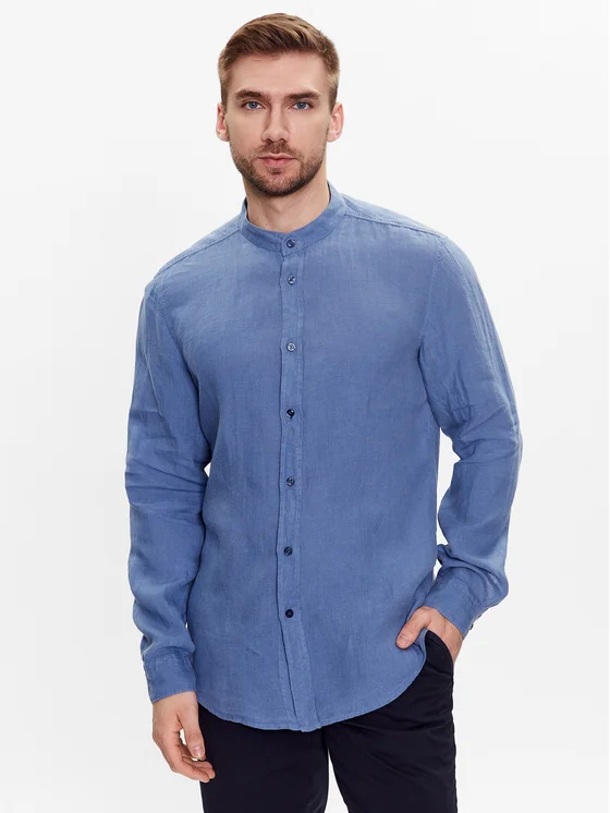 Boss Hemd 50489339 Blau Regular Fit