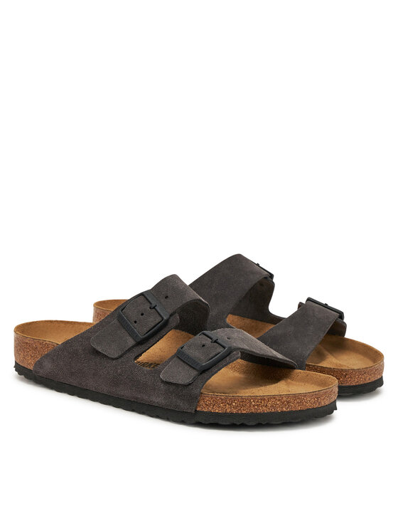 Birkenstock Birkenstock Ciabatte Arizona zamsz 1028603 Grigio