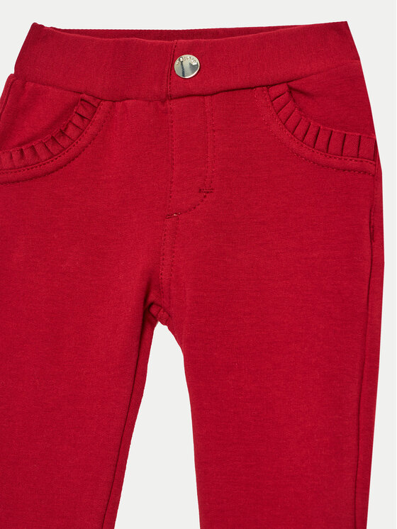 Mayoral Mayoral Pantaloni di tessuto 560 Rosso Regular Fit