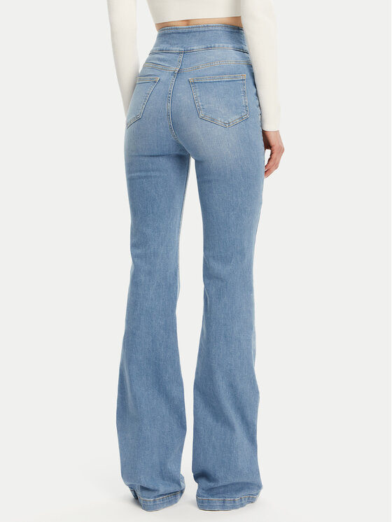 Elisabetta Franchi Elisabetta Franchi Jeansy PJ82D51E2 Niebieski Regular Fit
