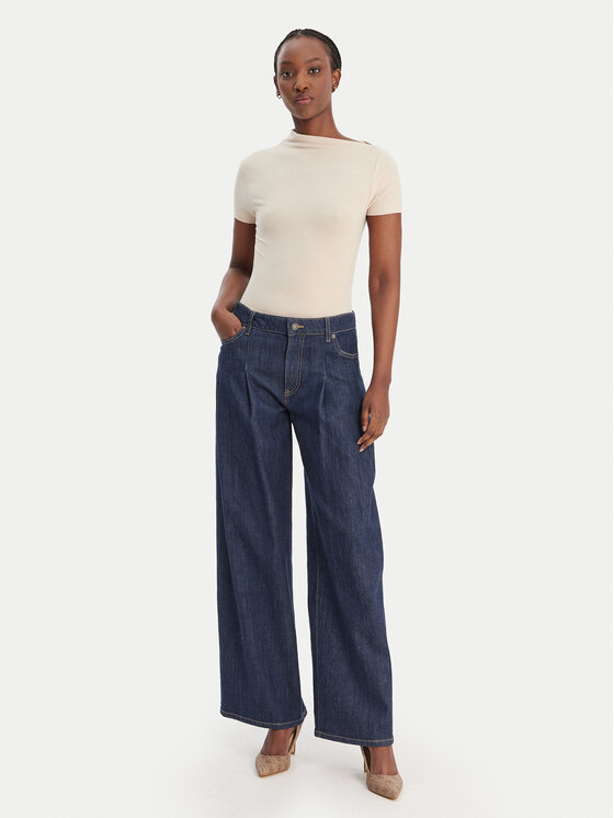 Guess Guess Majica W6RP16 KD012 Bež Regular Fit