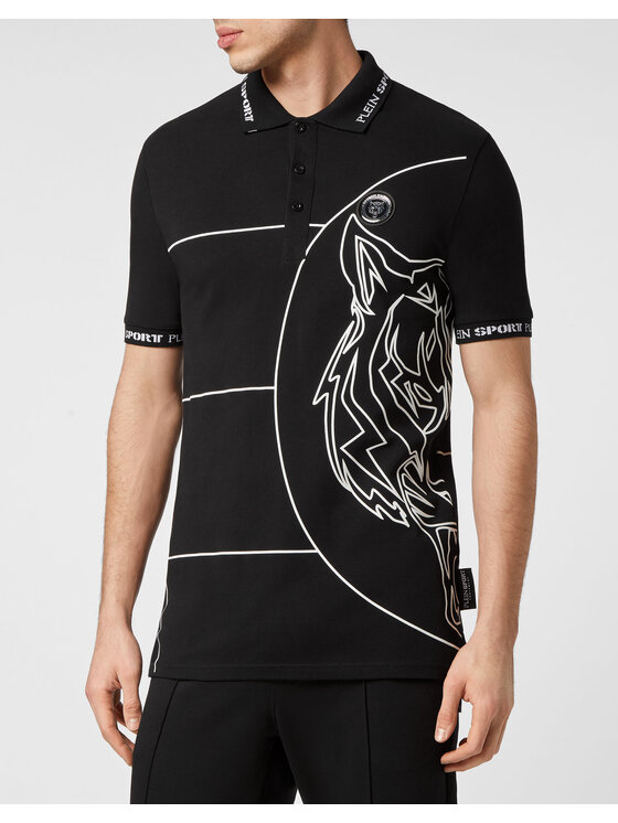 Plein Sport Plein Sport Polo 569 Czarny Slim Fit