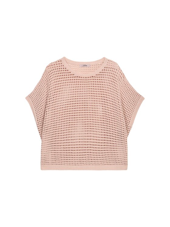 Oltre Oltre Maglione M490E001861N006 Rosa Over Fit