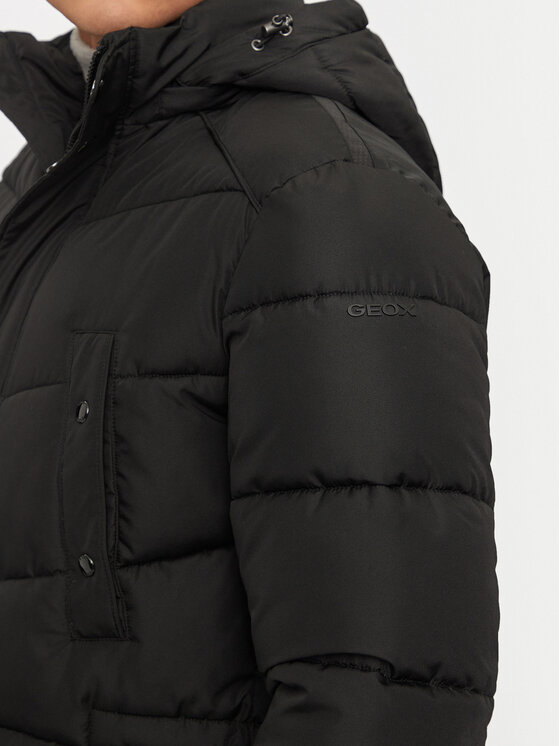 Geox Geox Зимно яке Leitan M4628B T3144 F9000 Черен Regular Fit