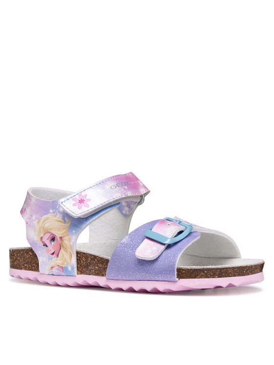 Geox Geox Sandále J Adriel Girl J558MG 0NFKC C8545 M Fialová