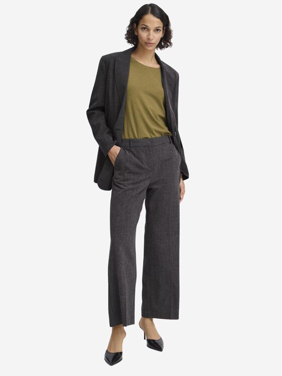 b.young b.young Pantaloni palazzo Pantalone bydanta wide leg pant 2 crop Grigio Regular Fit