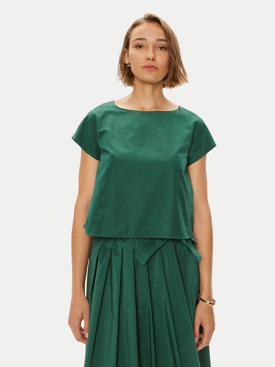 Weekend Max Mara Weekend Max Mara Blusa Parana 2425166021 Verde Regular Fit