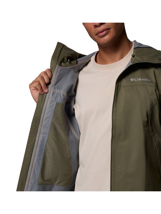 Columbia Columbia Kurtka outdoor 215593 Zielony Regular Fit