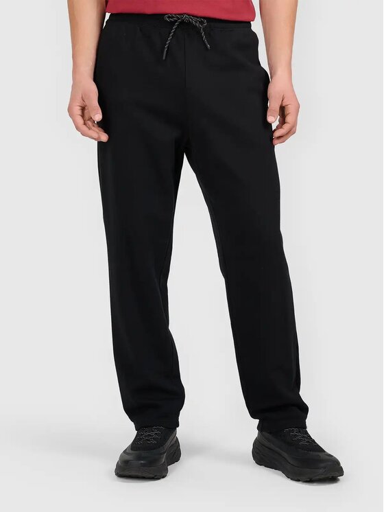 4F 4F Spodnie dresowe 4FWAW26TTROM1809 Czarny Active Fit