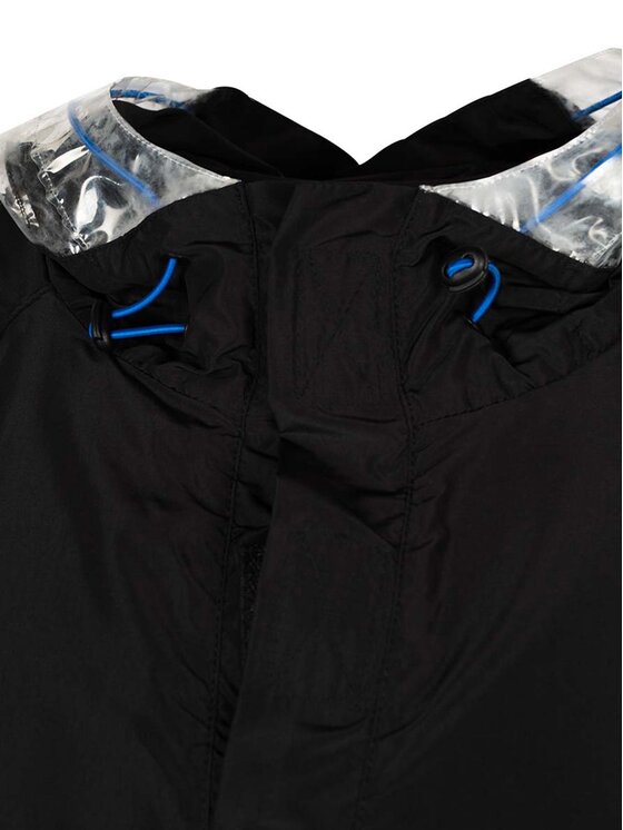 Les Hommes Les Hommes Μπουφάν μεταβατικό LHO357 250B | K Way Μαύρο Regular Fit