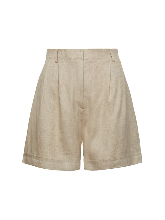 Duende Duende Szorty materiałowe Tierra Shorts Beżowy Regular Fit