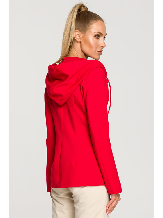 Made of Emotion Made of Emotion Marynarka M691 Czerwony Casual Fit